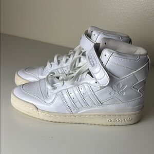 Adidas Women’s White High-Top Sneakers